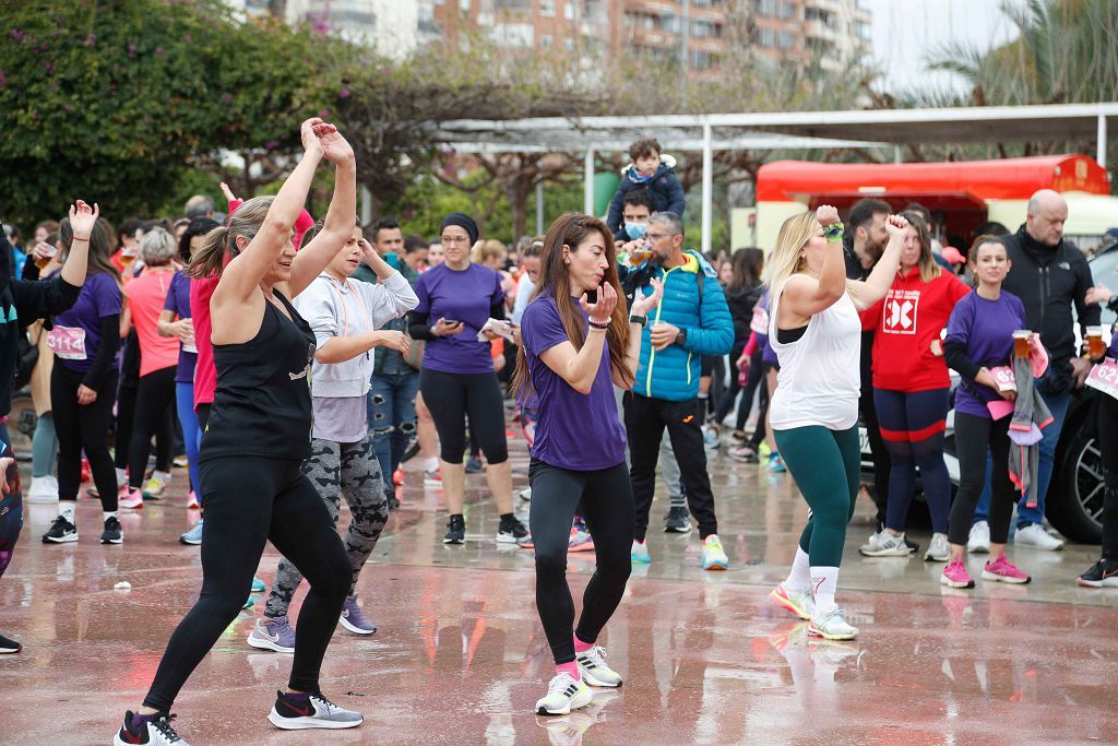 Carrera de la Mujer Murcia 2022: las participantes posan en el photocall