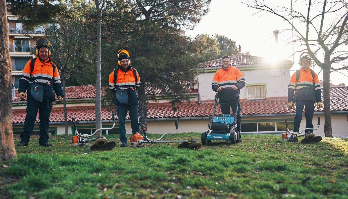 Servei de jardineria del Centre de Treball Especial (CET) de la Fundació La Llar