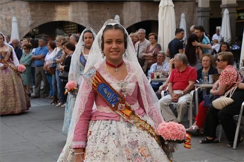 Ofrenda de flores a Sant Pasqual en Vila-real