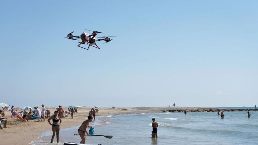 Drones para salvar vidas en las playas de Castellón