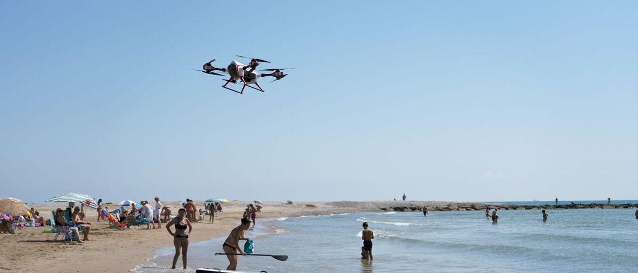 Drones para salvar vidas en las playas de Castellón