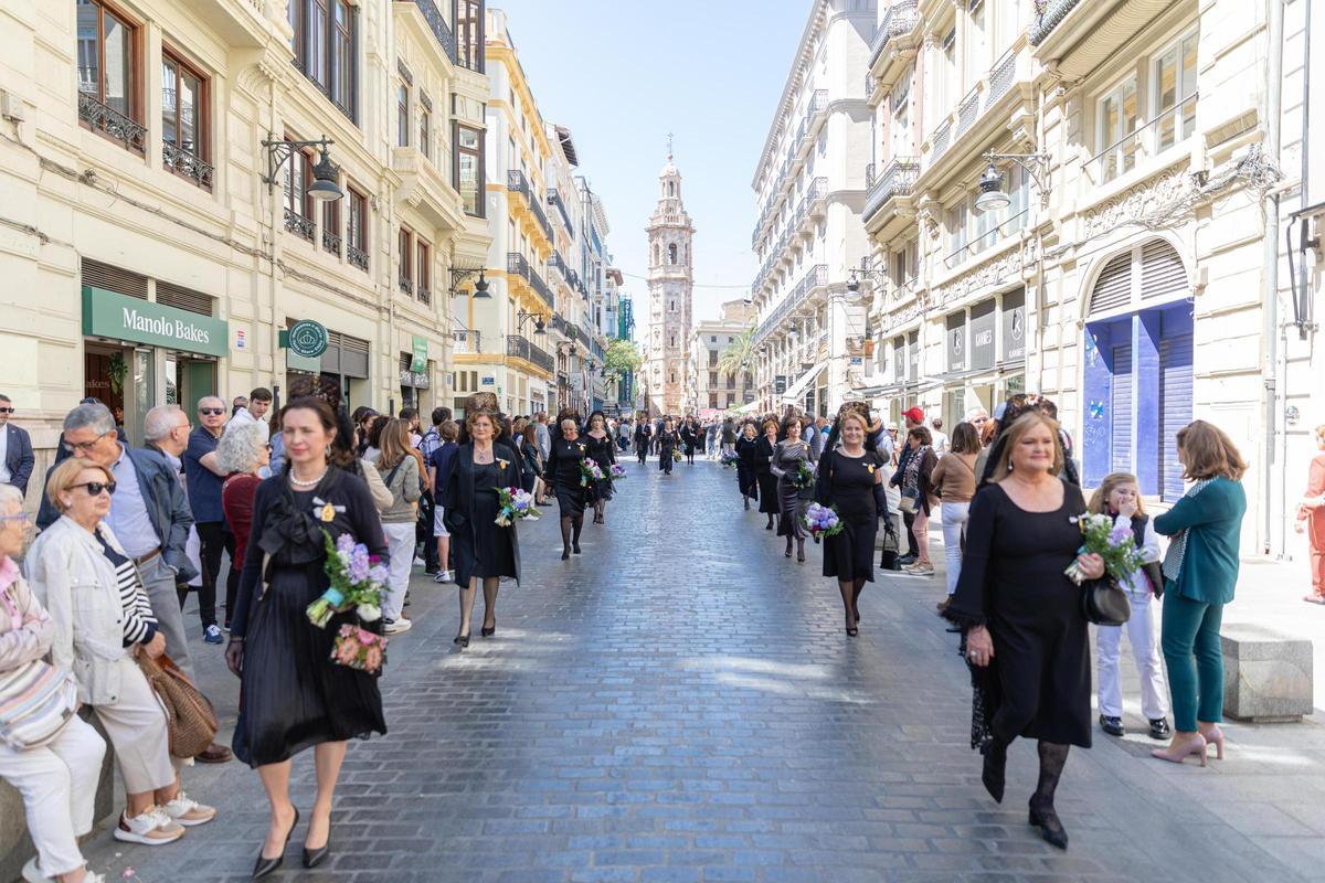 Procesión de San Vicent Ferrer por las calles de València.