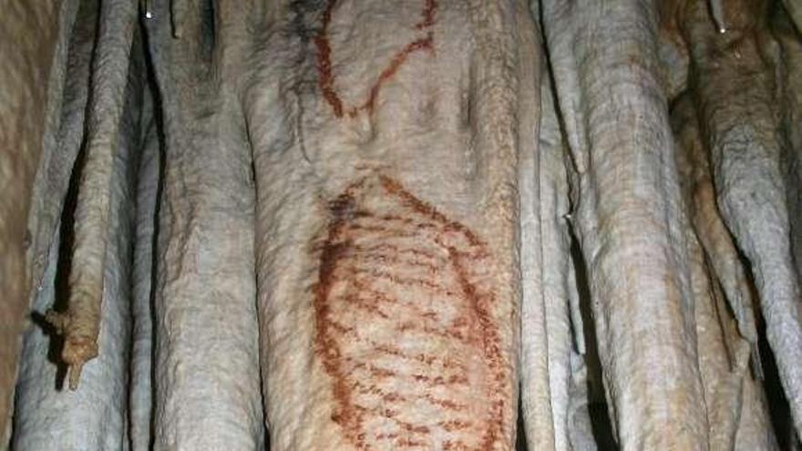 Las pinturas rupestres de la Cueva de Nerja. / efe