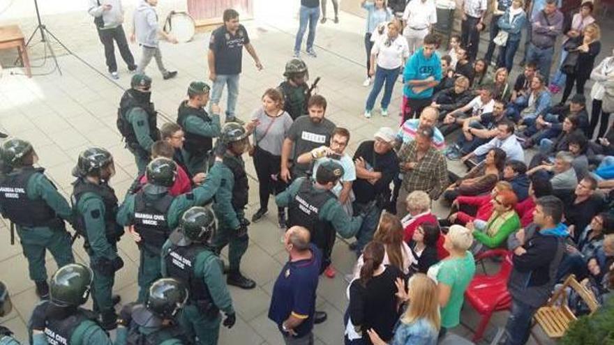 Càrregues policials a Fonollosa l&#039;1-O