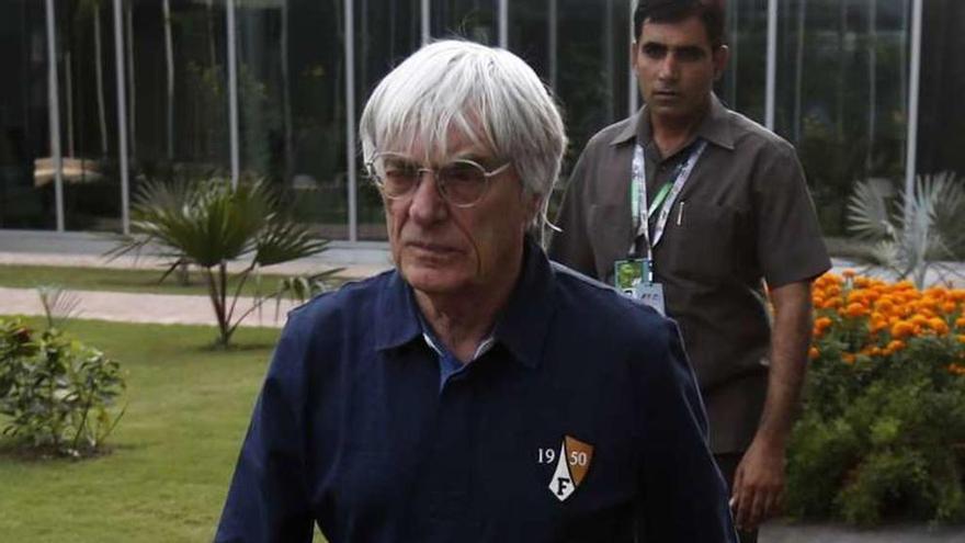 Ecclestone, patrón de la Fórmula Uno. // Efe