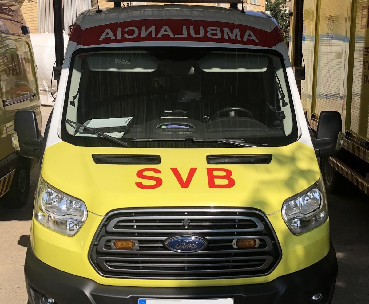 Una ambulancia de SVB de la Conselleria de Sanidad