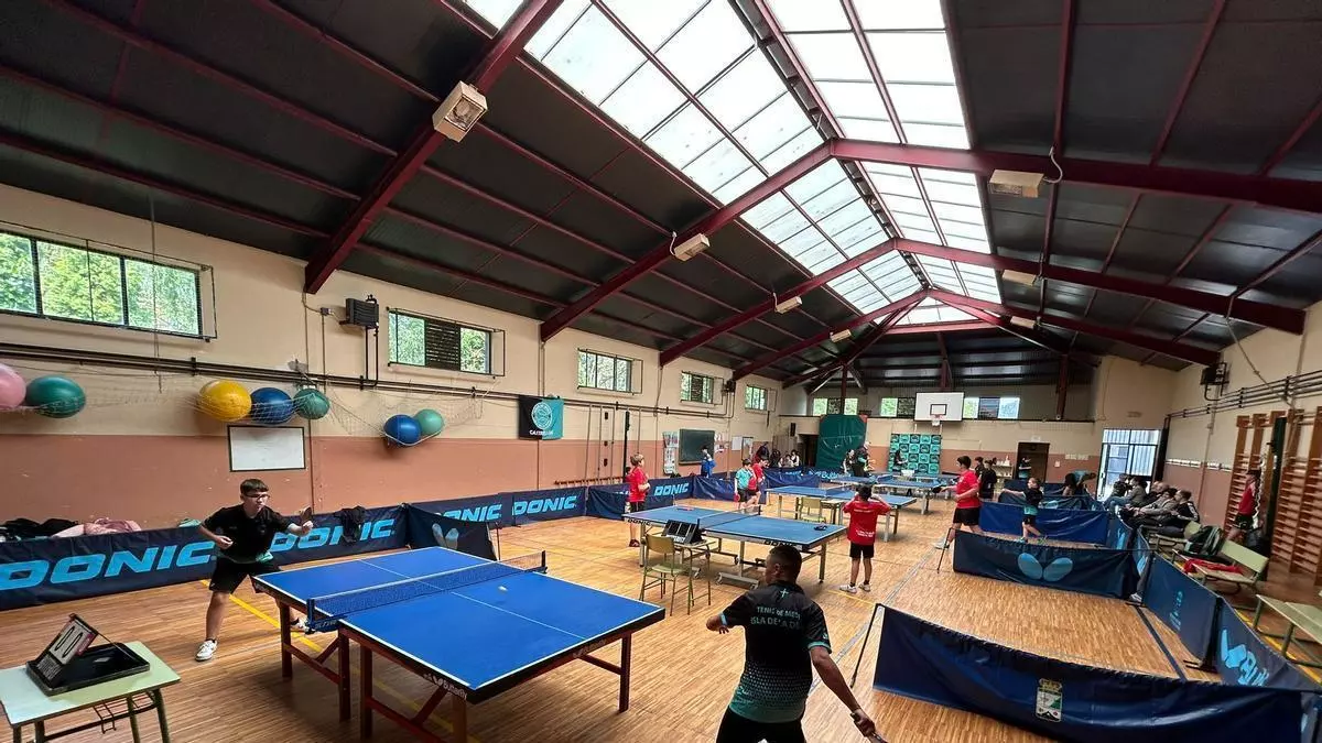 El tenis de mesa en Castrillón: un deporte que engancha a los jóvenes por su dinamismo y facilidad de acceso