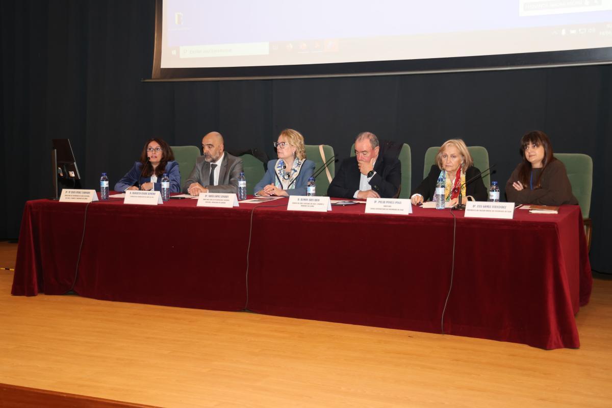 La directora xeral de Planificación e Reforma Sanitaria de la Consellería de Sanidade, Sofía López, en las XXIX Jornadas nacionales y XXII Jornadas internacionales de Enfermería, en Lugo.