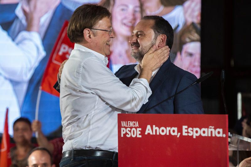 Mitin de Pedro Sánchez en València