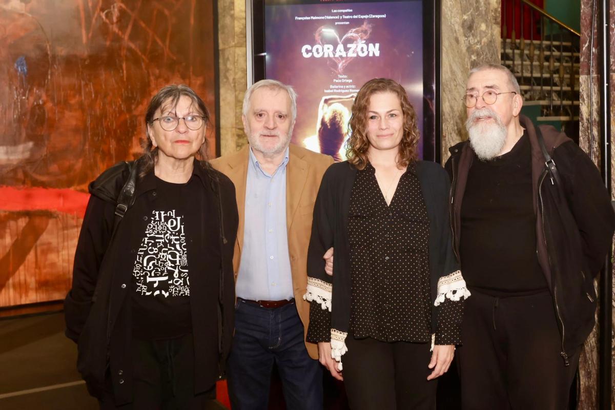 Los protagonistas y creadores de 'Corazón' durante la presentación