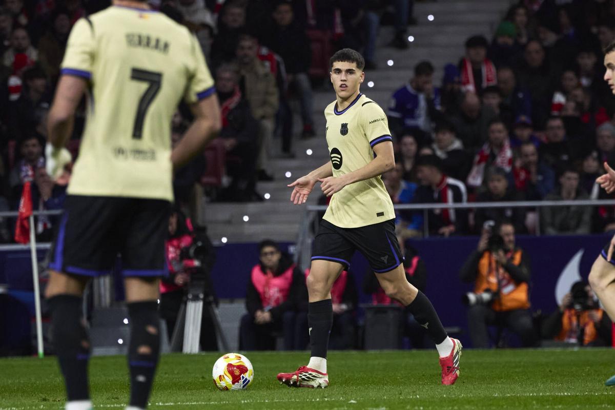 Cubarsí, molesto con varios de sus compañeros tras una pésima primera mitad