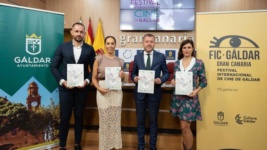 De izq., a dcha., Julio Mateos, Guacimara Medina, Teodoro Sosa y Ruth Armas, ayer, durante la presentación.