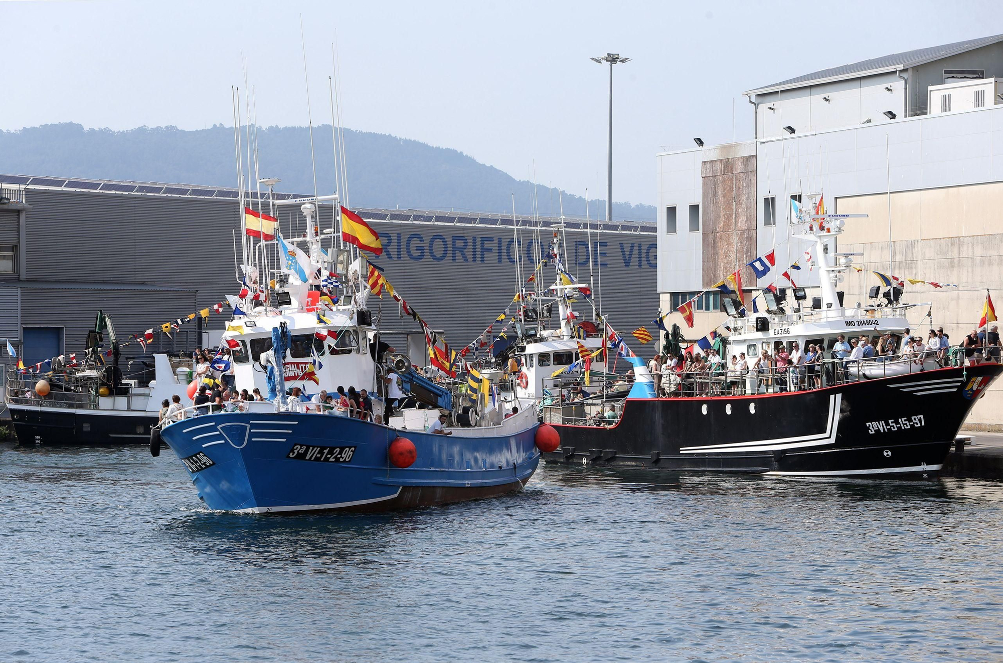 Las mejores imágenes de la procesión marítima de O Berbés