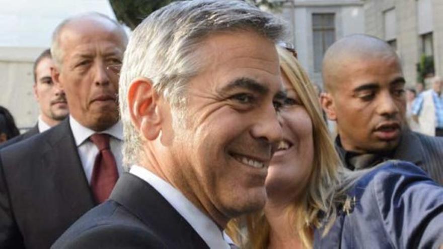 Clooney hace campaña por Obama