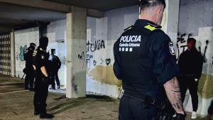 Efectivos de la Guàrdia Urbana de Tarragona en un operativo especial de noviembre