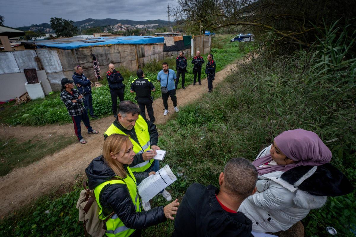 Cuenta atrás para el desalojo del campamento de chabolas de Montcada