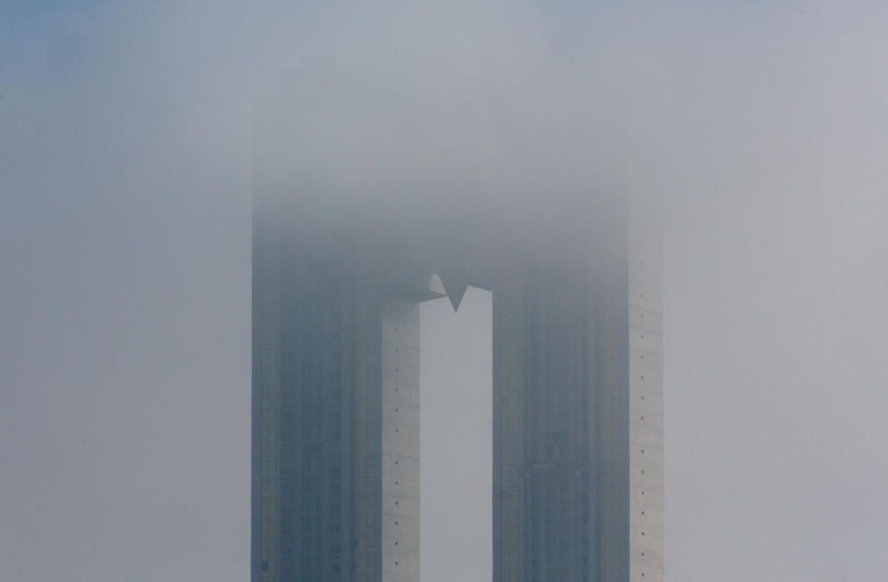 Niebla en Benidorm