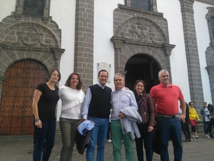 José Bono visita Gran Canaria antes de participar en el Foro Prensa Ibérica