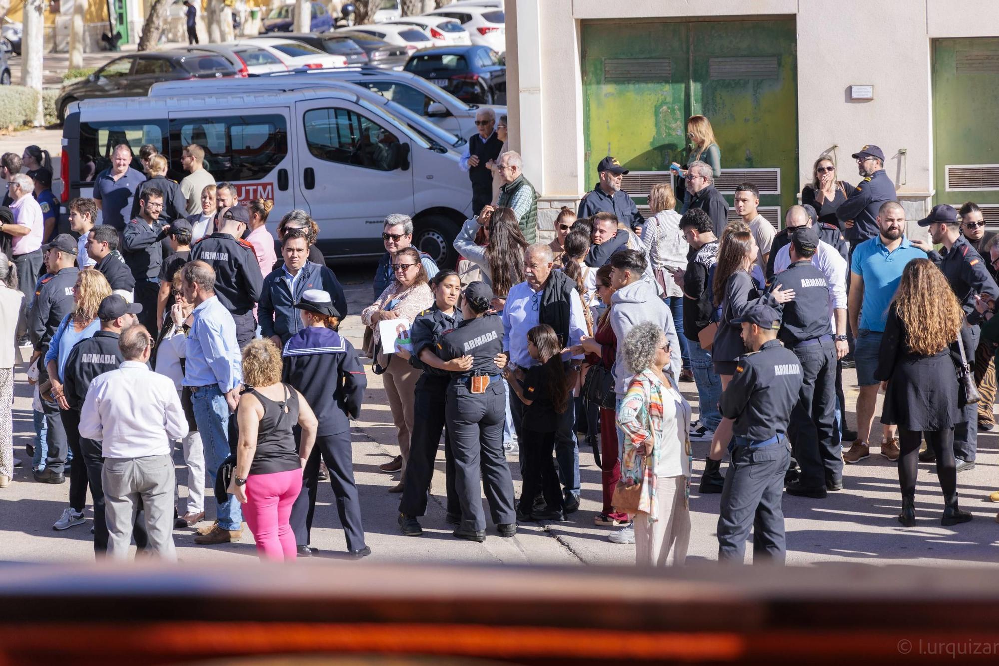 Las imágenes de la despedida del buque Hespérides en Cartagena