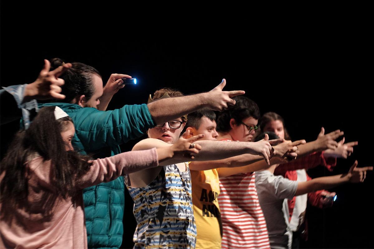 El elenco de la obra 'Hamlet'.