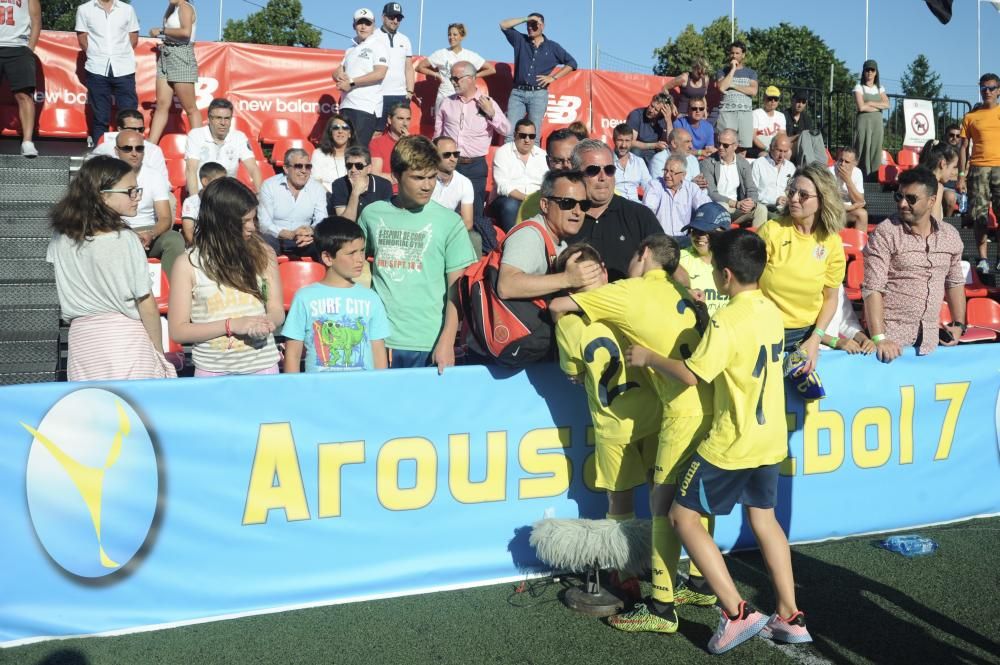 Los jóvenes del Submarino Amarillo doblegaron en la final a la Roma, que debutaba en el torneo.