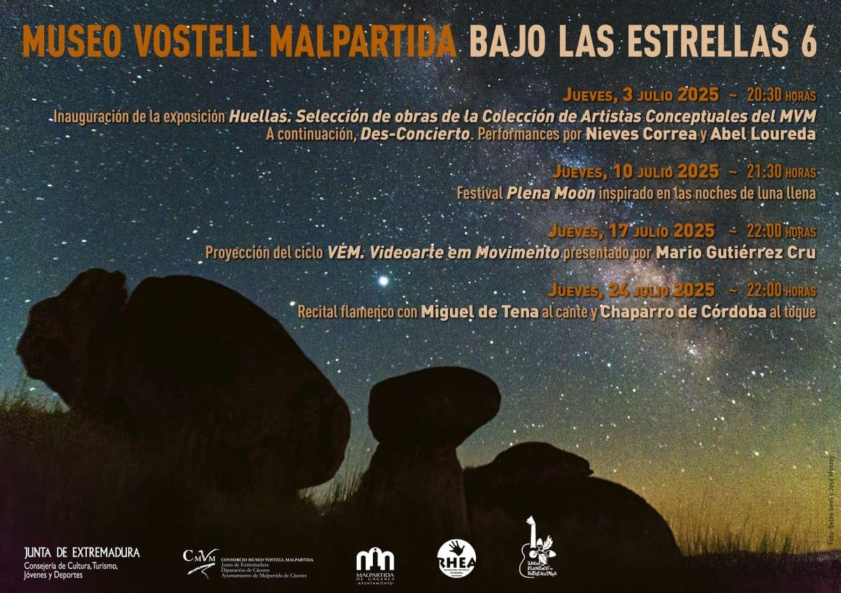 Programación de Bajo las Estrellas 6.