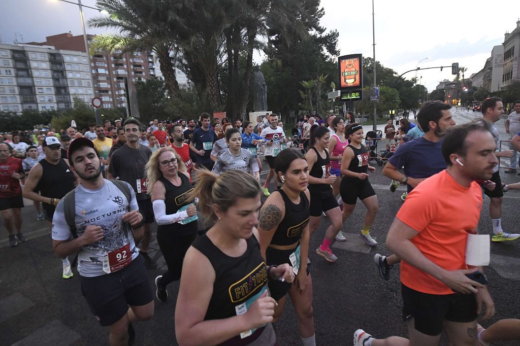 Carrera nocturna de Murcia, en imágenes