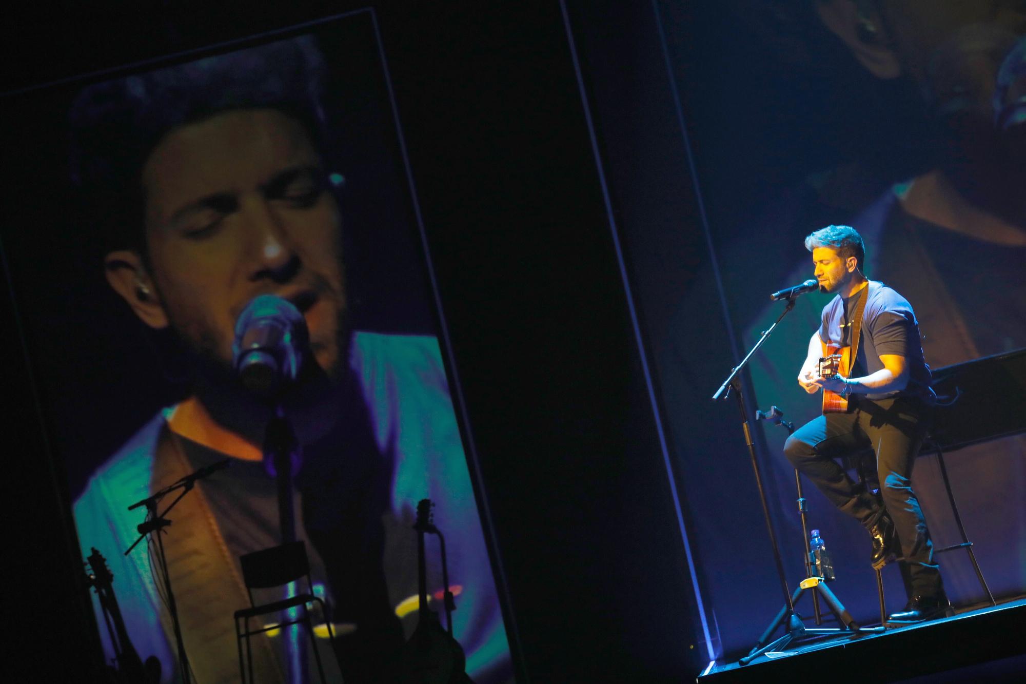 El concierto de Pablo Alborán en Gijón, en imágenes