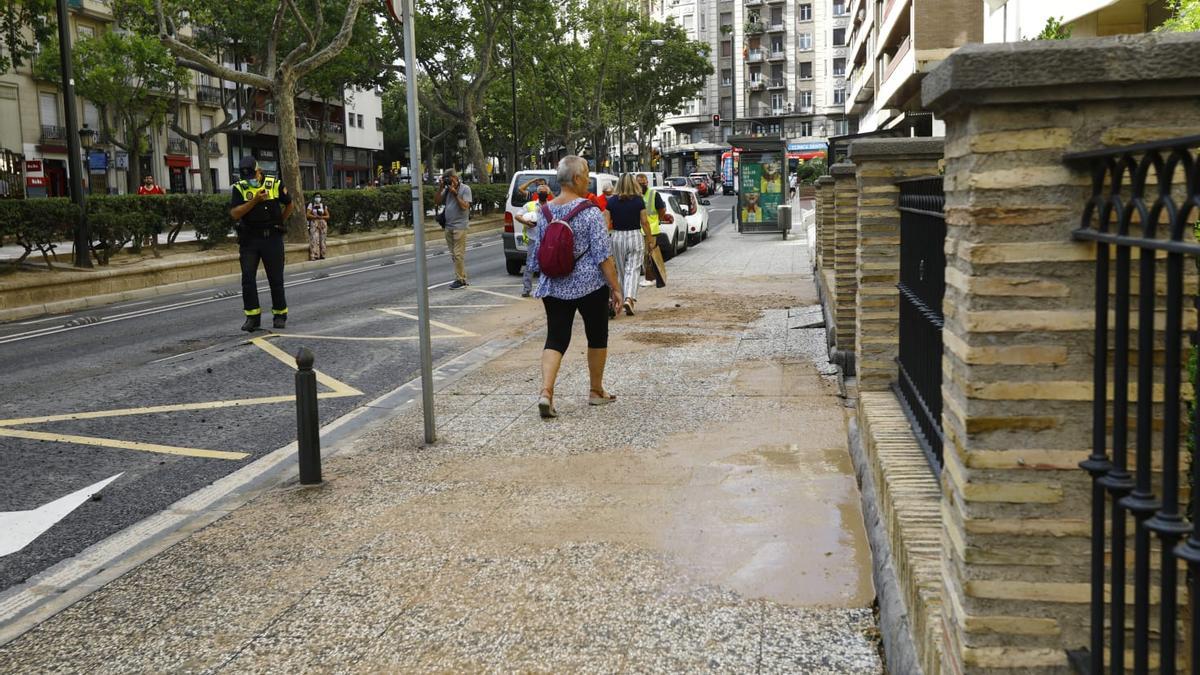 Reventón en Sagasta