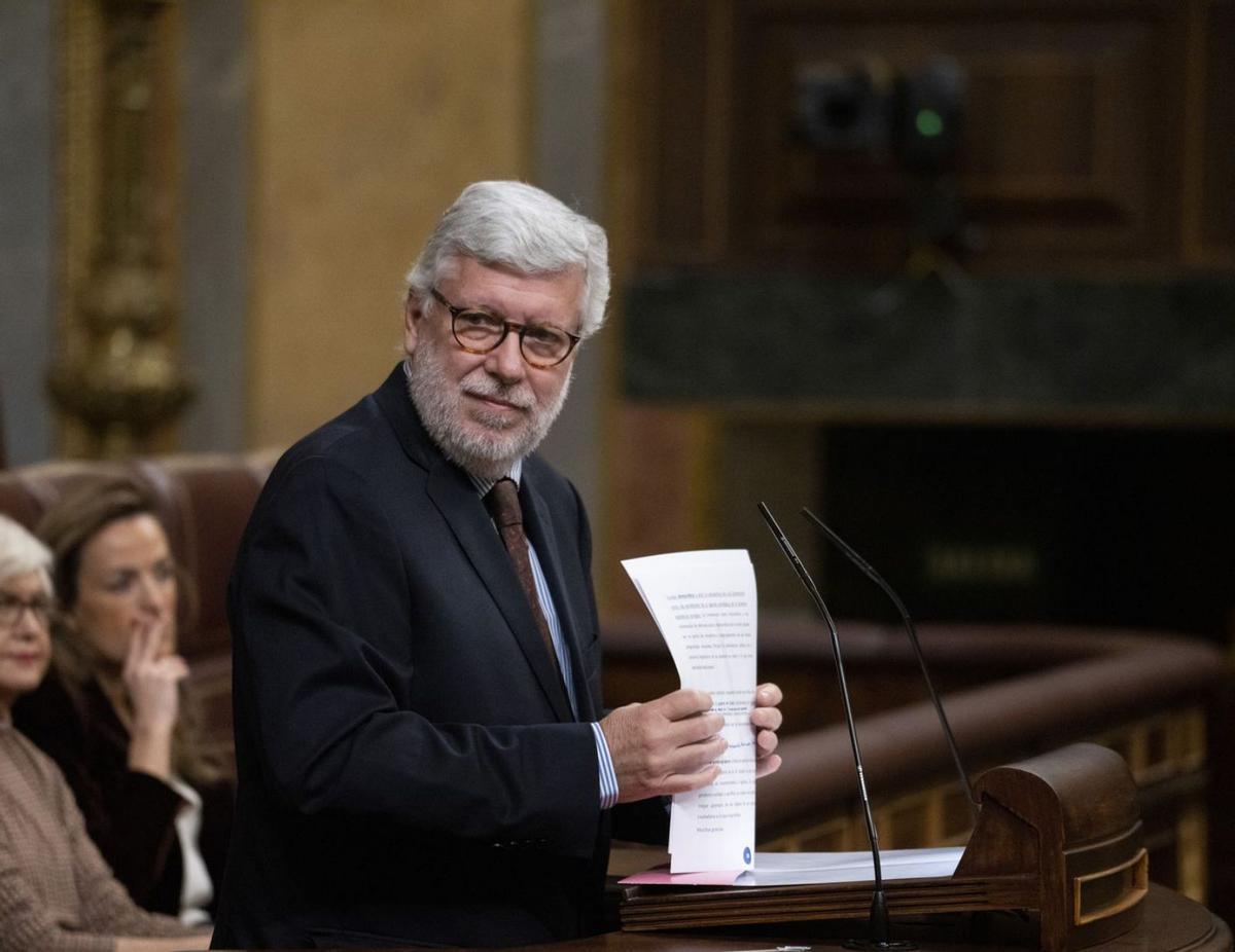 Agustín Santos Maraver, en el Congreso de los Diputados. | SUMAR