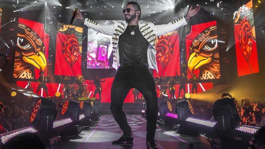 Maluma, en un concierto.