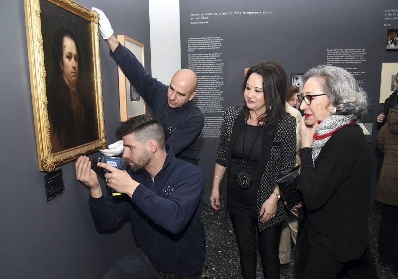 Presentación del primer autorretrato de Goya en su exposición con Buñuel en Madrid