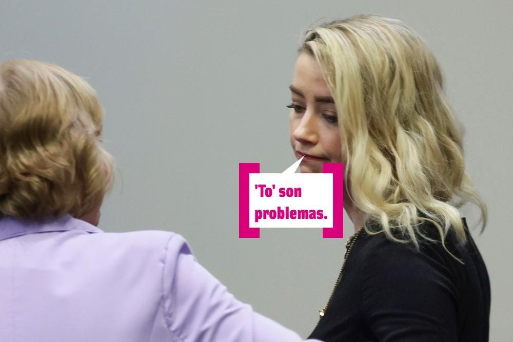 Amber Heard en el juicio