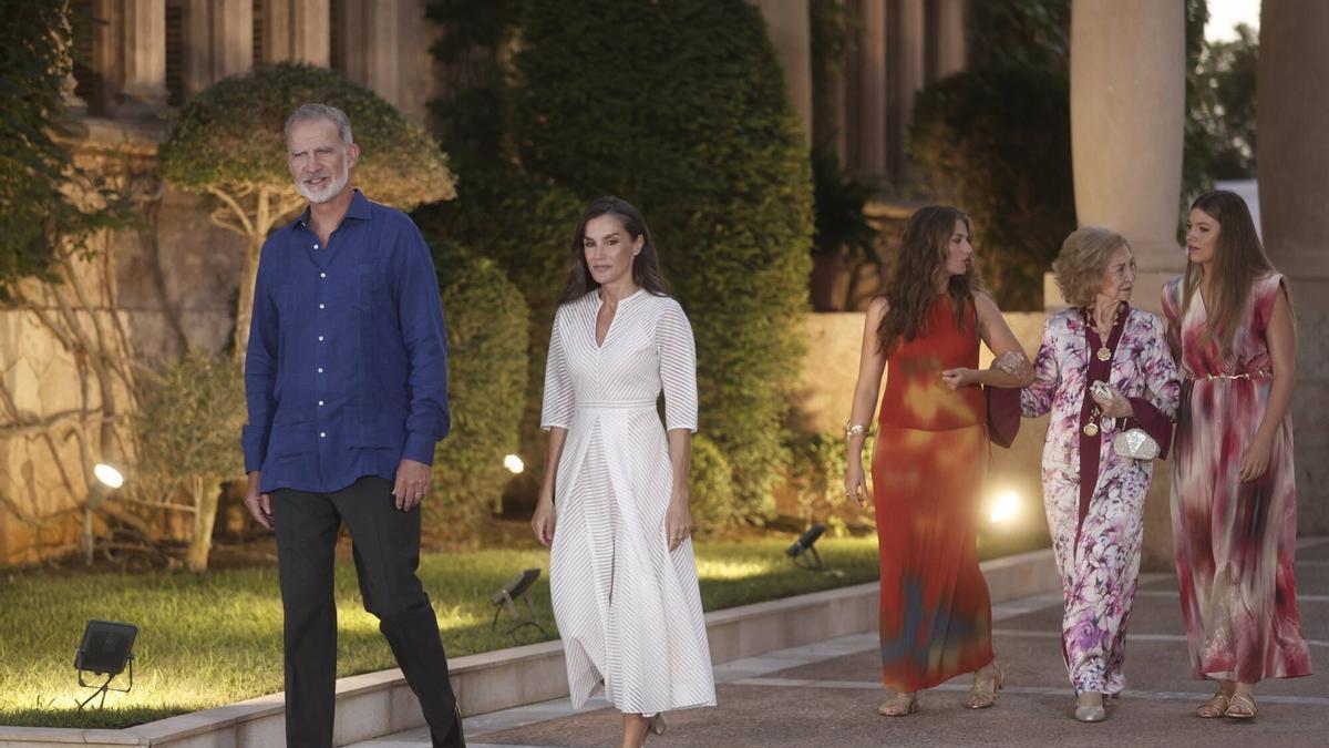 Las imágenes de la recepción de la Familia Real en Marivent
