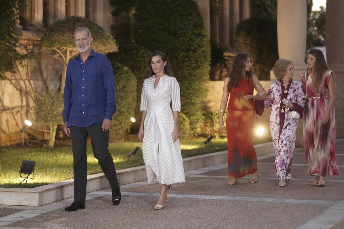 Las imágenes de la recepción de la Familia Real en Marivent