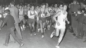 Fotografía de archivo de una carrera de Jesús Hurtado.