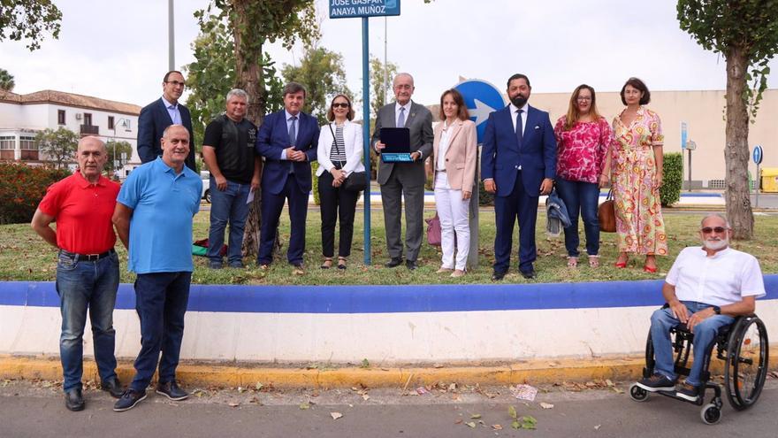 Inauguran la glorieta dedicada a José Gaspar Anaya Muñoz