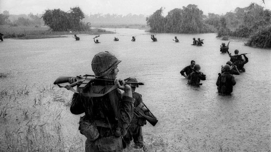 Soldados americanos en Vietnam.