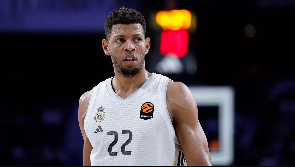 Edy Tavares con el conjunto del Real Madrid