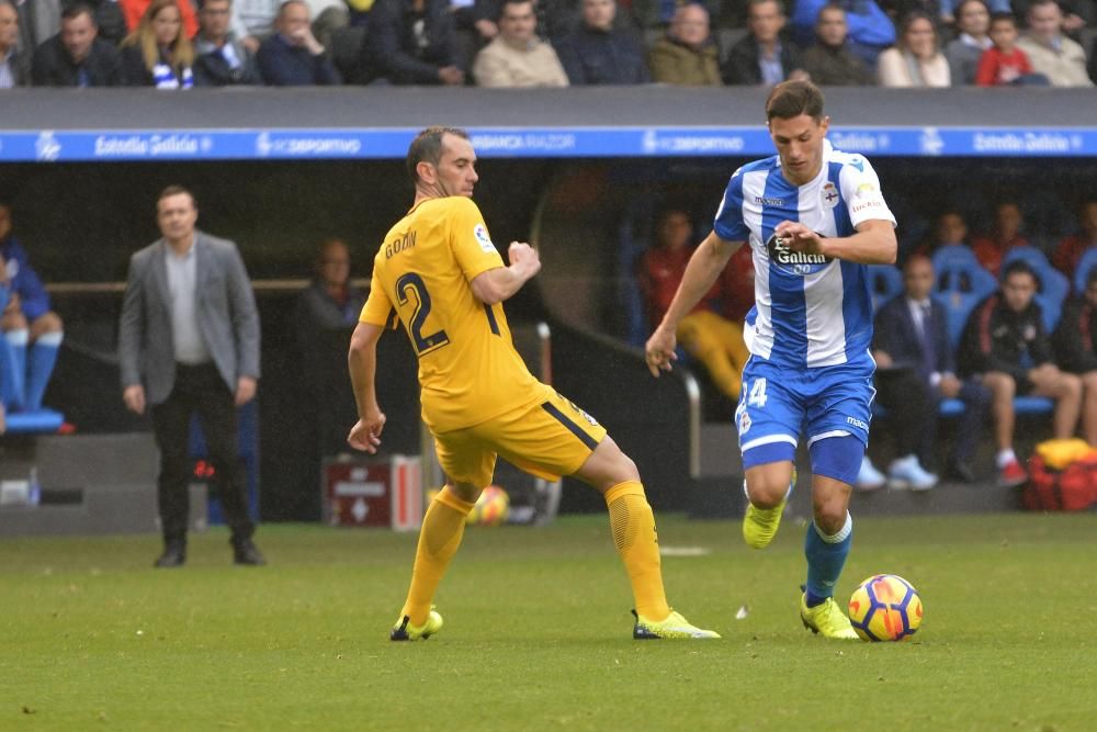 El Dépor cae en el descuento ante el Atlético