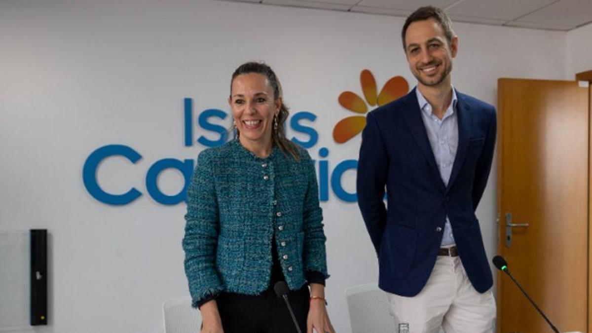 Jéssica de León y Jaime Rodríguez de Santiago, este viernes.