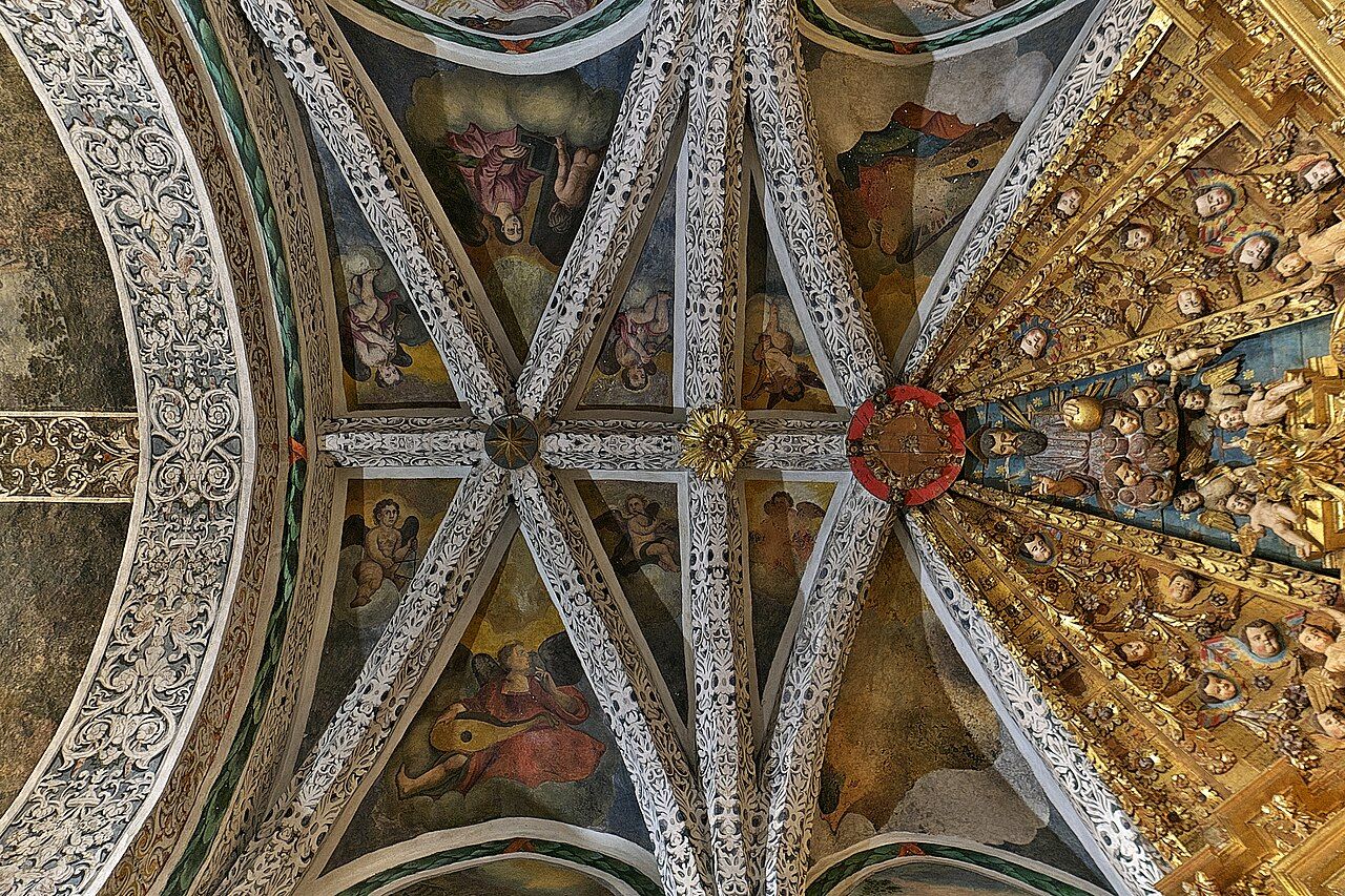Bóveda del presbiterio en la Ermita de la Virgen del Ara