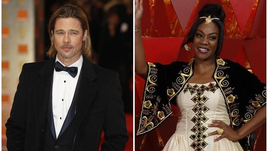 Brad Pitt y Tiffany Haddish