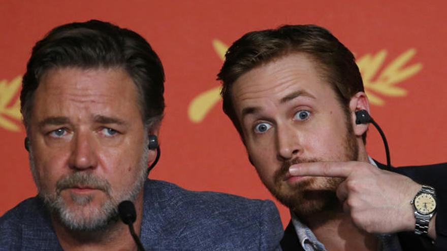 Crowe y Ryan Gosling en el Festival de Cannes