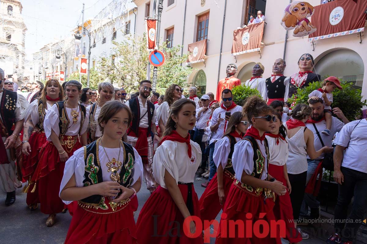 Moros y Cristianos en la mañana del dos de mayo en Caravaca