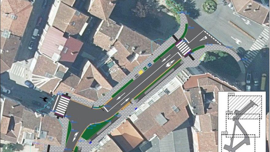 Plano del trazado de las futuras rampas. | FdV