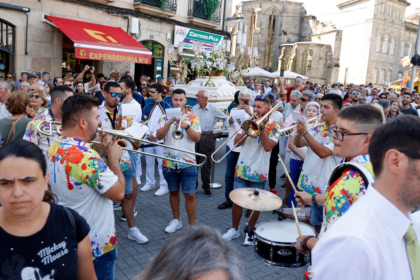 Las fiestas de A Peregrina llenan Pontevedra