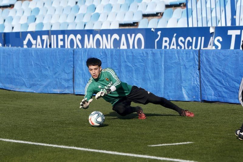 Partido de entrenamiento del Real Zaragoza en La Romareda