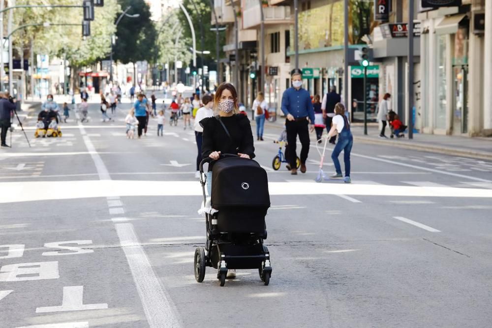 Coronavirus en Murcia: Así ha sido el primer día de desconfinamiento para los niños