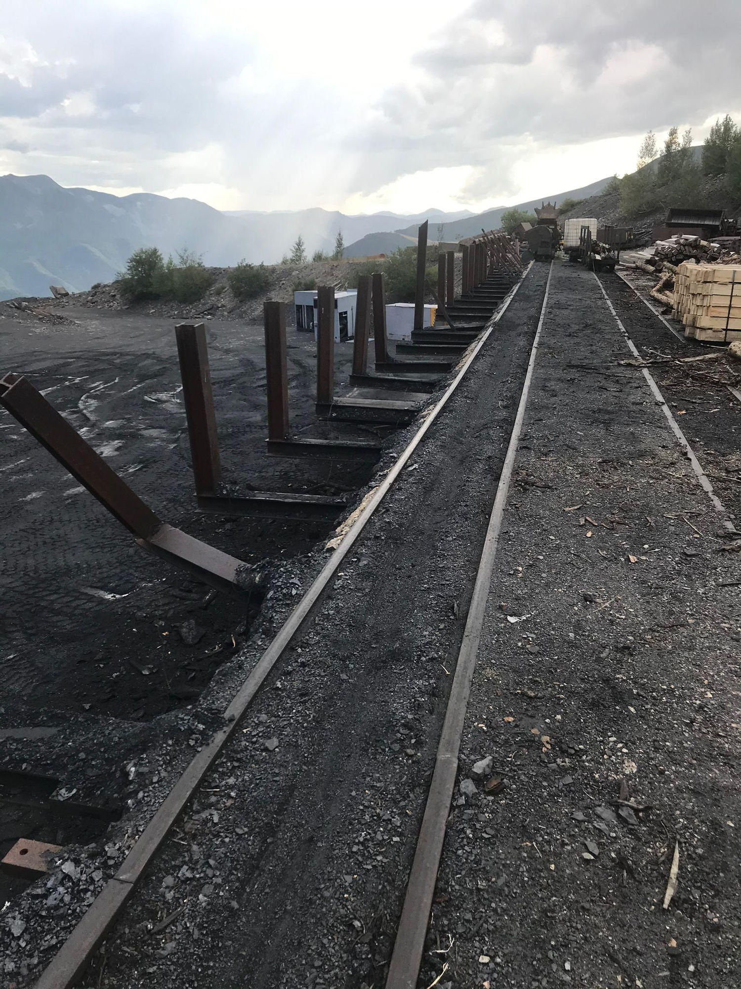 Las fotos de la mina de Cerredo tras el accidente de 2022